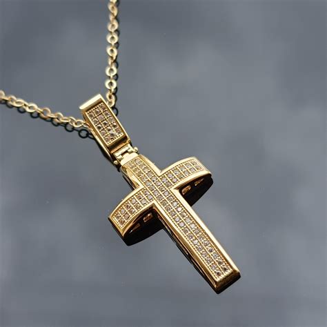 versace gold cross necklace|Versace necklace real.